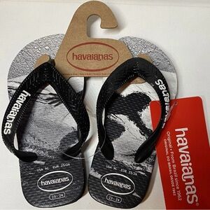NWT Havaianas‎ Baby Boy Flip Flops Size 9C